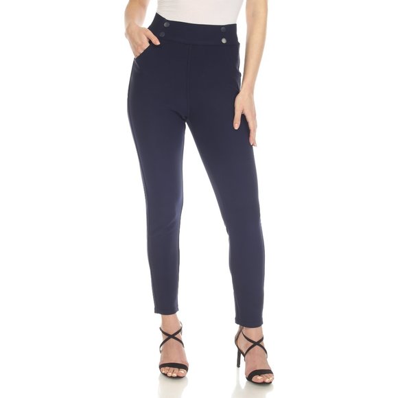 Super Soft Elastic Waistband Scuba Pants - Picture 1 of 5